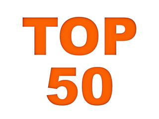 Top 50 word 3d render