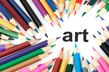 Multicolored pencils