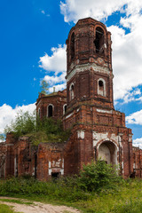 Fototapeta premium Church of the Nativity of the Blessed Virgin. Village Verhovlyan