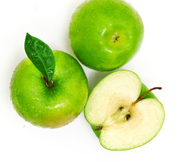 Green apple fruits