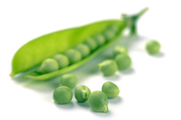 Ripe pea vegetable