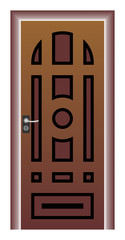 Brown door