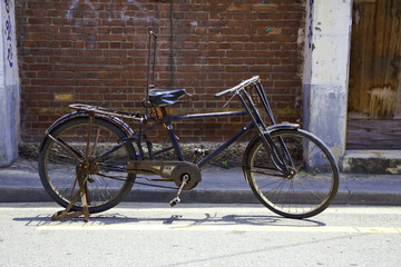 Fototapeta na wymiar Old classic bike.