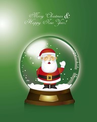 christmas snow globe