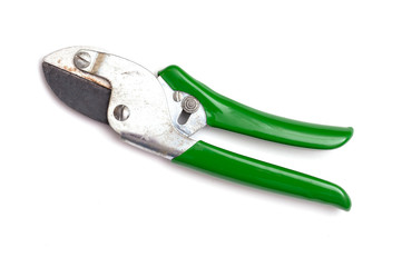 Obraz premium Gebrauchte Gartenschere