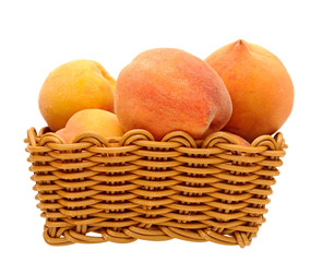 basket of peaches