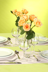 elegant holiday table setting