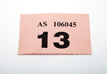 A Raffle Ticket