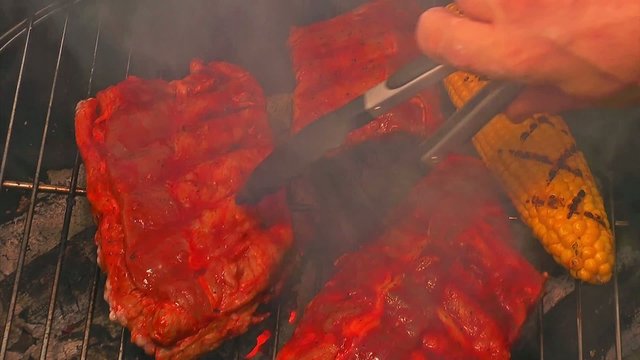 grilling spare ribs
