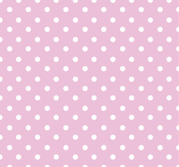 Pink Polka Dot Background