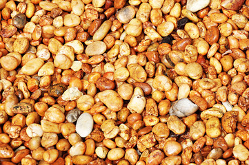 Brown river stone as background