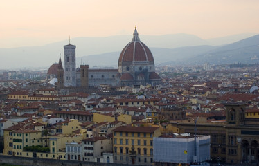 Fototapeta na wymiar Renaissance cathedral Santa Maria del Fiore in Florence, Italy
