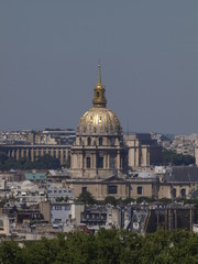 Fototapeta na wymiar Vista aérea de París 