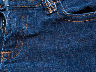 Naklejka premium Blue jeans fabric