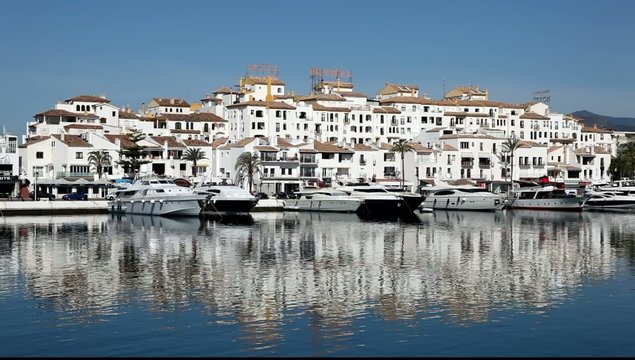 The marina of Puerto Banus, Marbella, Spain