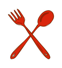 spoon and fork