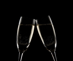 Flutes of champaigne