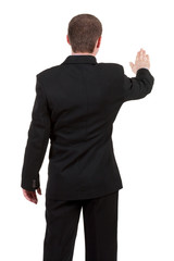 back view of Businessman .