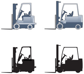 Forklift trucks elevations