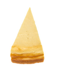 Cheesecake isolated on white background