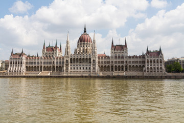 Fototapeta premium Budapest, the building of the Parliament (Hungary)