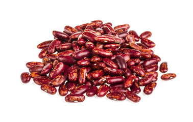 kidney beans on white background
