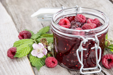 Fresh made Raspberry Jam