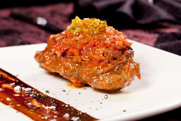 meat with vegetables