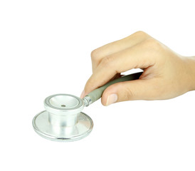 doctor hand with stethoscope