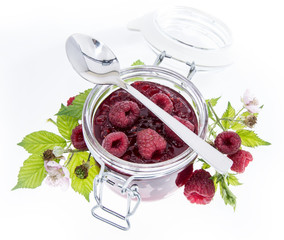 Fresh homemade Raspberry Jam