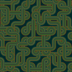 Seamless decorative abstract pattern. Vector illustration