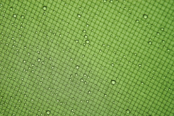 rainy tent surface