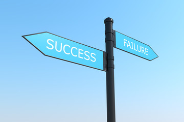 Obraz premium Success roadsign