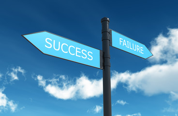 Obraz premium Success roadsign