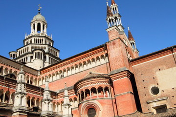 Certosa di Pavia, landmark monastery, Italy