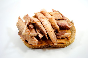 Peanut Butter and Mackerel Sandwich