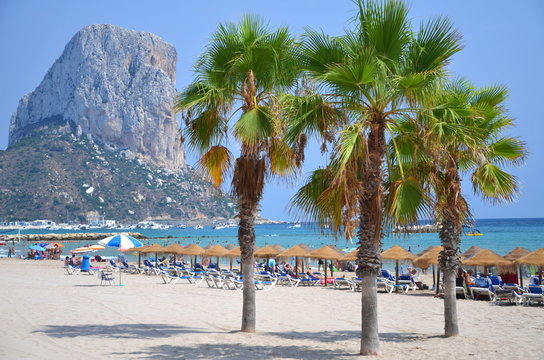 Plaża w Calpe, Hiszpania