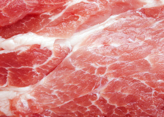Raw pork meat background