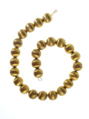 Necklace, jewelery studio isolated photo