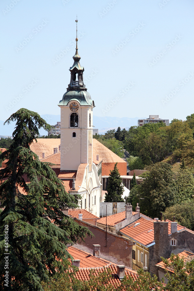 Canvas Prints Virgin Mary church