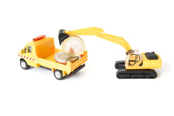 Obraz premium chantier de l'euro K