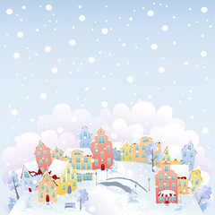 Winter town