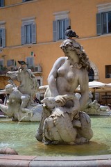 Roma, piazza navona, particolare