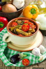 Homemade vegetable stew