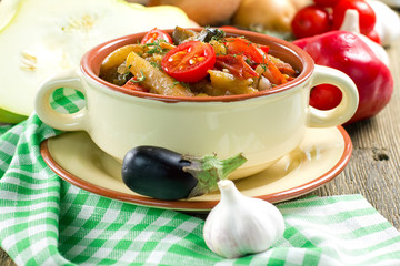 Homemade vegetable stew
