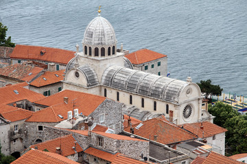 Obraz premium Cathedral in Shibenik