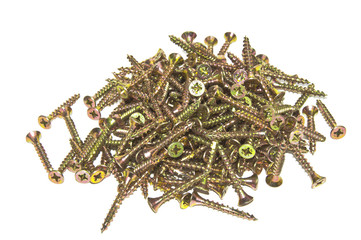 pile of wood screws