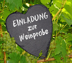 Einladung zur Weinprobe