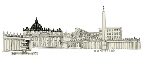 Vatican sketch