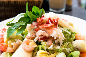 Fresh salad - Delicious fresh salad with tomatoes
